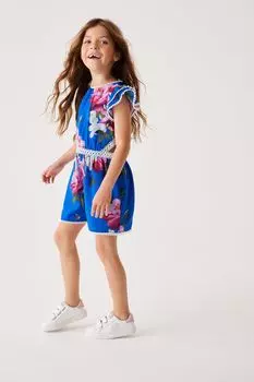 Комбинезон с цветочным вырезом Baker By Ted Baker, синий