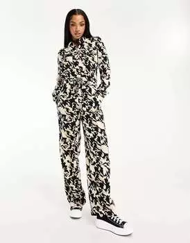 Комбинезон с длинными рукавами Vero Moda с анималистическим принтом