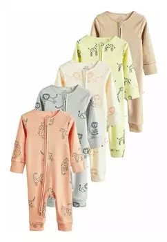 Комбинезон с изображением животного флюро-сафари 5 PACK Next, цвет fluro safari animal
