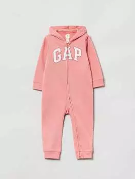 Комбинезон с капюшоном и вышивкой логотипа Gap, цвет pink