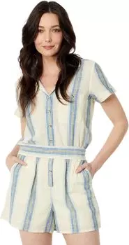 Комбинезон с короткими рукавами Camp Cove Toad&Co, цвет Salt Trio Stripe