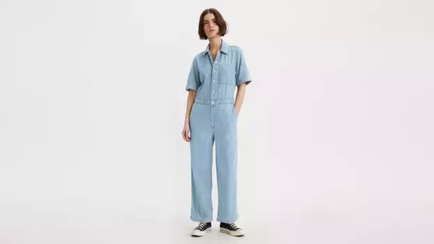 Комбинезон с короткими рукавами Levi's, цвет Glad to Meet You - Light Wash
