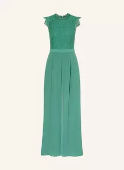 Комбинезон с кружевом Apart, бирюзовый