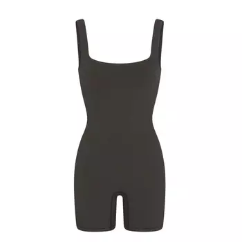 Комбинезон с квадратным вырезом SKIMS Outdoor, цвет Washed Onyx