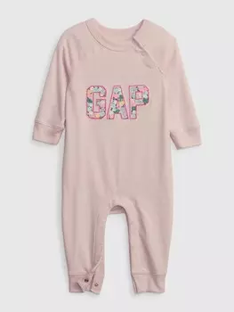 Комбинезон с логотипом Gap, розовый