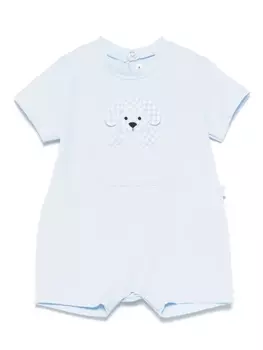 Комбинезон с нашивками на собаку Il Gufo, синий