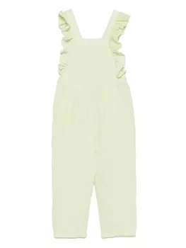 Комбинезон с оборками Il Gufo, зеленый