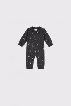 Комбинезон с открытыми ножками Coccodrillo графит на молнии