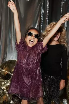 Комбинезон с пайетками (3–16 лет) Next, розовый