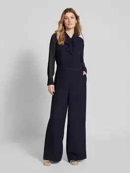 Комбинезон с полупрозрачными рукавами comma