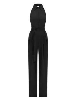 Комбинезон с поясом ANNAFOXY, черный