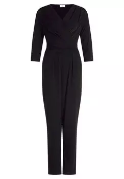 Комбинезон с поясом Vera Mont, черный