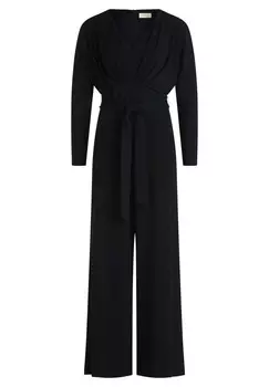 Комбинезон с поясом Vera Mont, черный