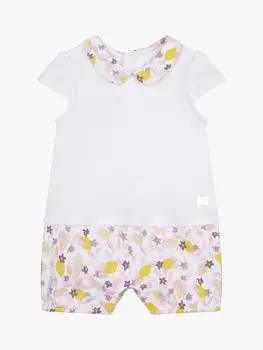 Комбинезон с принтом Carrment Beau Baby Alin, белый