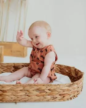 Комбинезон с пузырьками «Два медведя» Turtledove London, коричневый