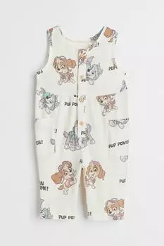 Комбинезон с рисунком H&M, белый/щенячий патруль