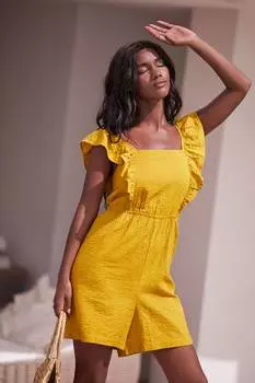 Комбинезон с рюшами на бретелях Next