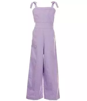 Комбинезон с широким вырезом для больших девочек 7–16 лет Habitual, фиолетовый