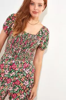 Комбинезон с широкими штанинами и цветочным принтом Petite Joe Browns, розовый