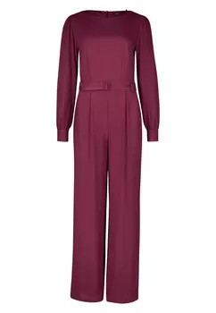 Комбинезон с тканевым поясом Zero, красный