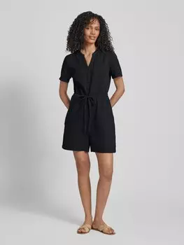 Комбинезон с V-образным вырезом модель «VILANIA», черный
