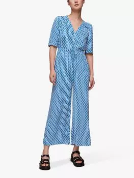 Комбинезон с вертикальным принтом Whistles, синий/разноцветный