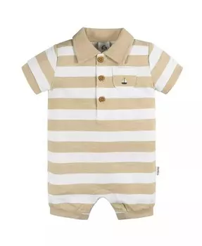 Комбинезон с воротником для маленьких девочек Gerber, коричневый