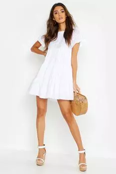 Комбинезон с вышивкой boohoo, белый