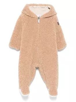 Комбинезон с заячьими ушками Il Gufo, коричневый