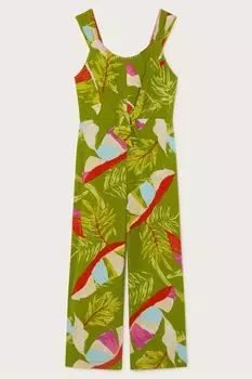 Комбинезон с завязками Monsoon, зеленый