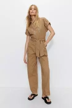 Комбинезон с завязками Utility Warehouse, бежевый