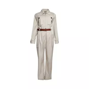 Комбинезон Saint Laurent Jumpsuit Beige/Clair, желто-коричневый