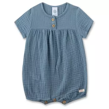 Комбинезон Sanetta Newborn Unisex Overall Short Musseline, цвет Blue Fog