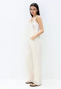 Комбинезон SARDINE LONG PULL&BEAR, бежевый