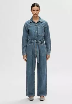 Комбинезон Selected Femme, синий деним