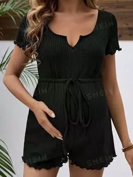 Комбинезон Shein для беременных с кулиской на талии, розовый