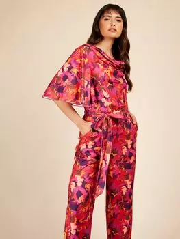 Комбинезон широкого кроя Little Mistress с мраморным принтом, Многоцветный