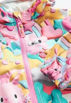 Комбинезон SHOWER RESISTANT PRINTED PUDDLE, REGULAR FIT Next, розовый