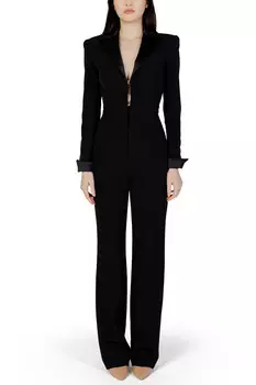 Комбинезон Silence приталенный, черный