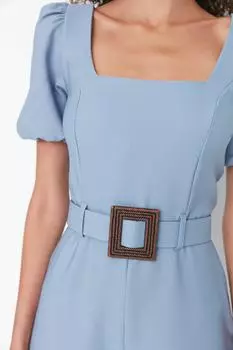 Комбинезон - Синий - Классический крой Trendyol, синий