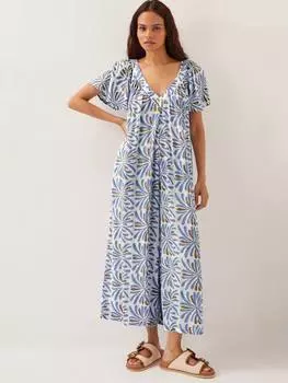 Комбинезон сиси из деревянных блоков Monsoon, синий/разноцветный