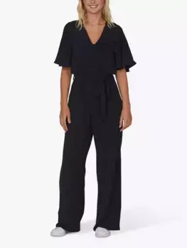 Комбинезон Sisters Point Erow Wide Leg, черный