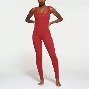 Комбинезон SKIMS, цвет brick multi