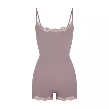 Комбинезон SKIMS Fits Everybody Lace, цвет Zinc