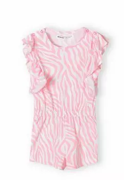 Комбинезон SLEEVELESS WITH FRILL DETAIL MINOTI, цвет coral