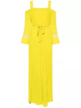 Комбинезон со складками TWINSET, зеленый