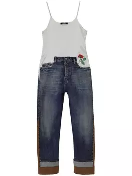 Комбинезон со вставками Undercover, синий