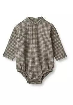 Комбинезон STRAMPLER Wheat, цвет autumn sky check