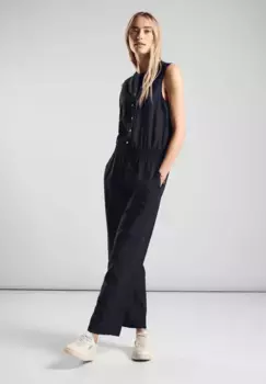 Комбинезон STREET ONE с планкой на пуговицах, синий