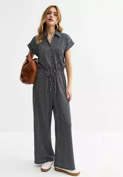 Комбинезон STRIPED TEXTURED New Look, синий
